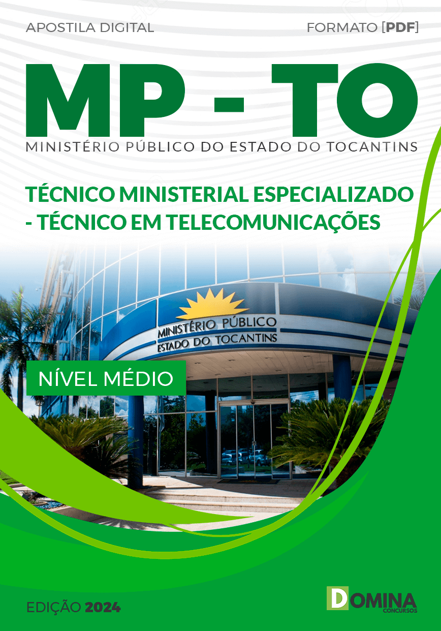 Apostila Concurso MP TO 2024 Técnico Telecomunicações
