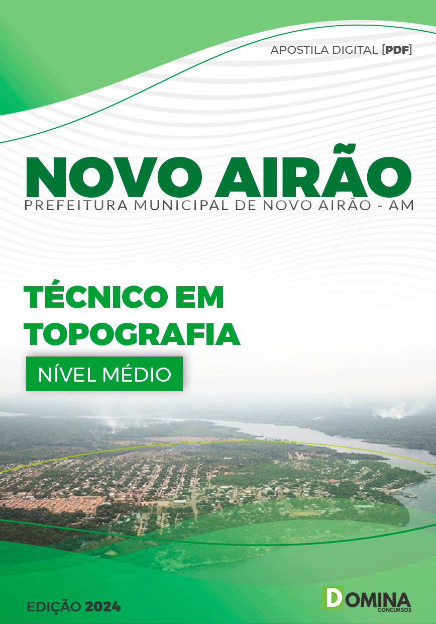 Apostila Pref Novo Airão AM 2024 Técnico Topografia