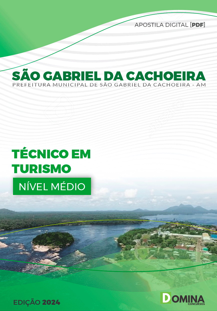 Apostila Pref São Gabriel Cachoeira AM 2024 Técnico Turismo