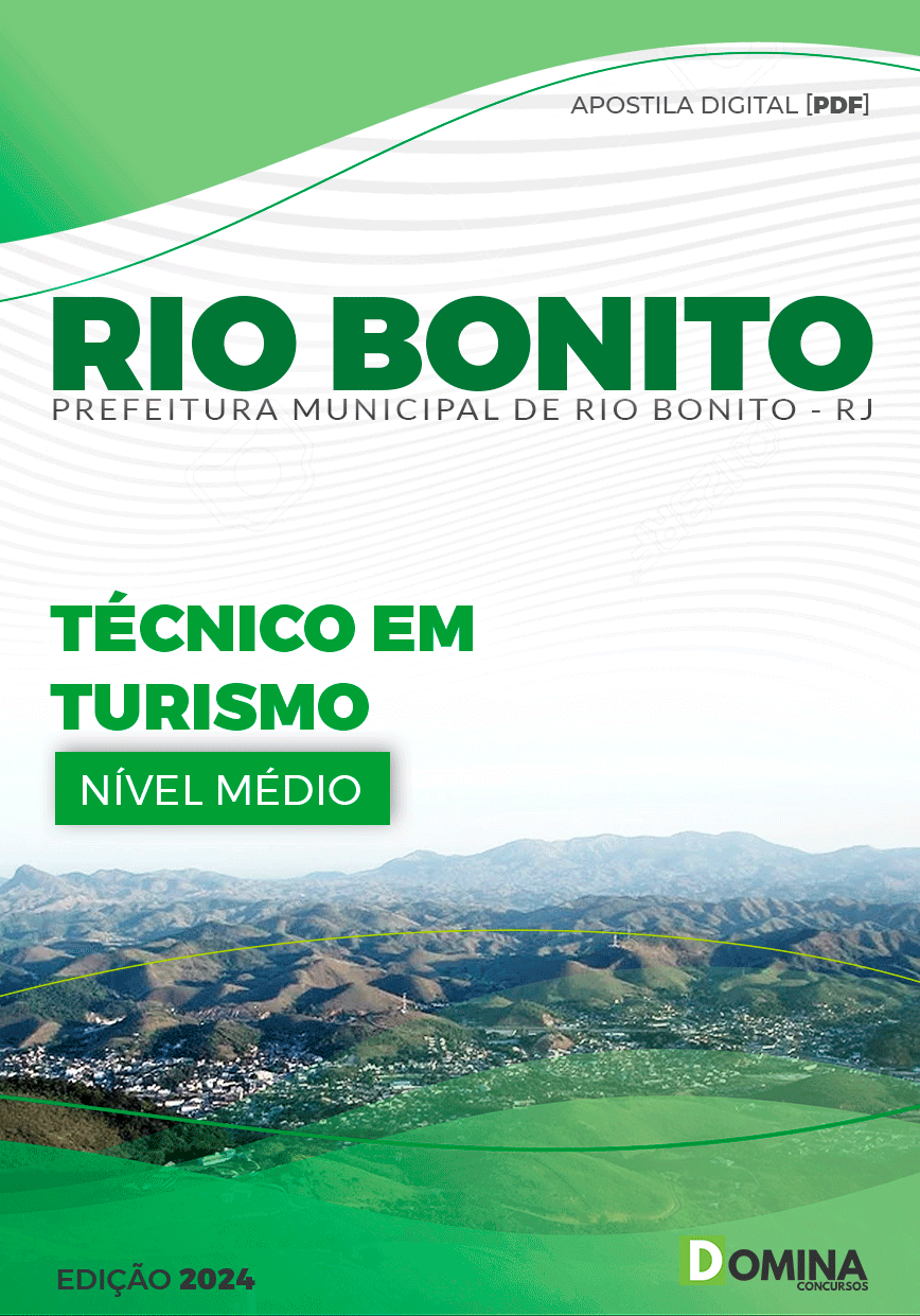 Apostila Pref Rio Bonito RJ 2024 Técnico Turismo