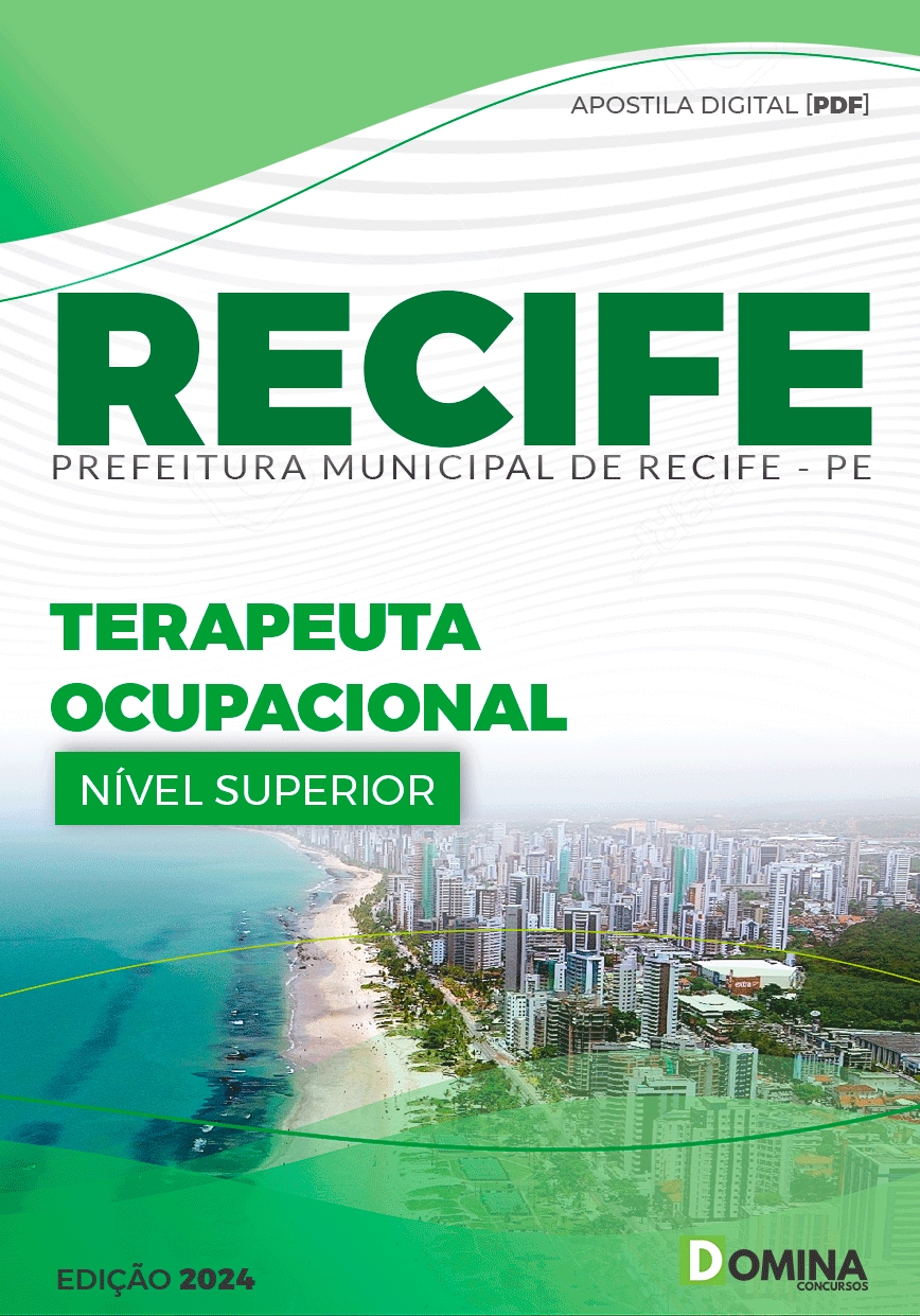 Apostila Pref Recife PE 2024 Terapeuta Ocupacional