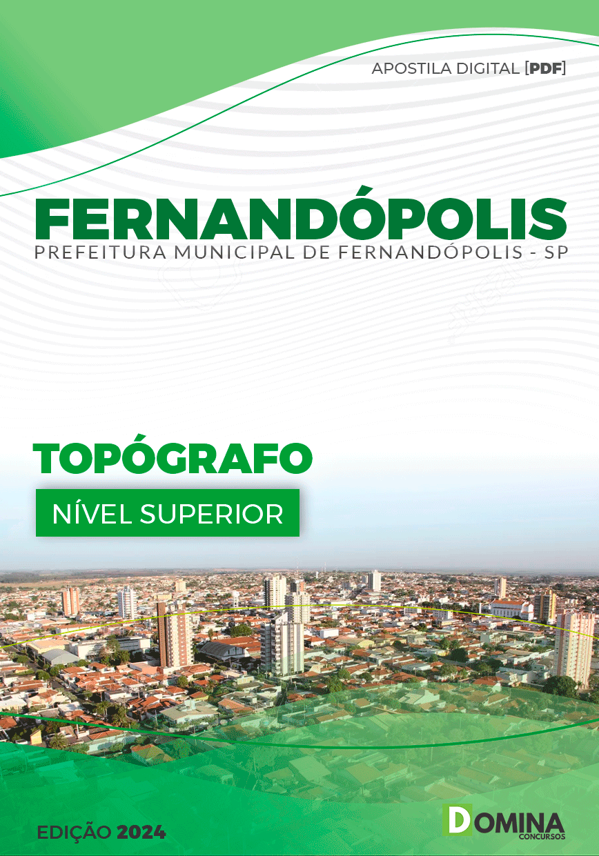 Apostila Pref Fernandópolis SP 2024 Topógrafo