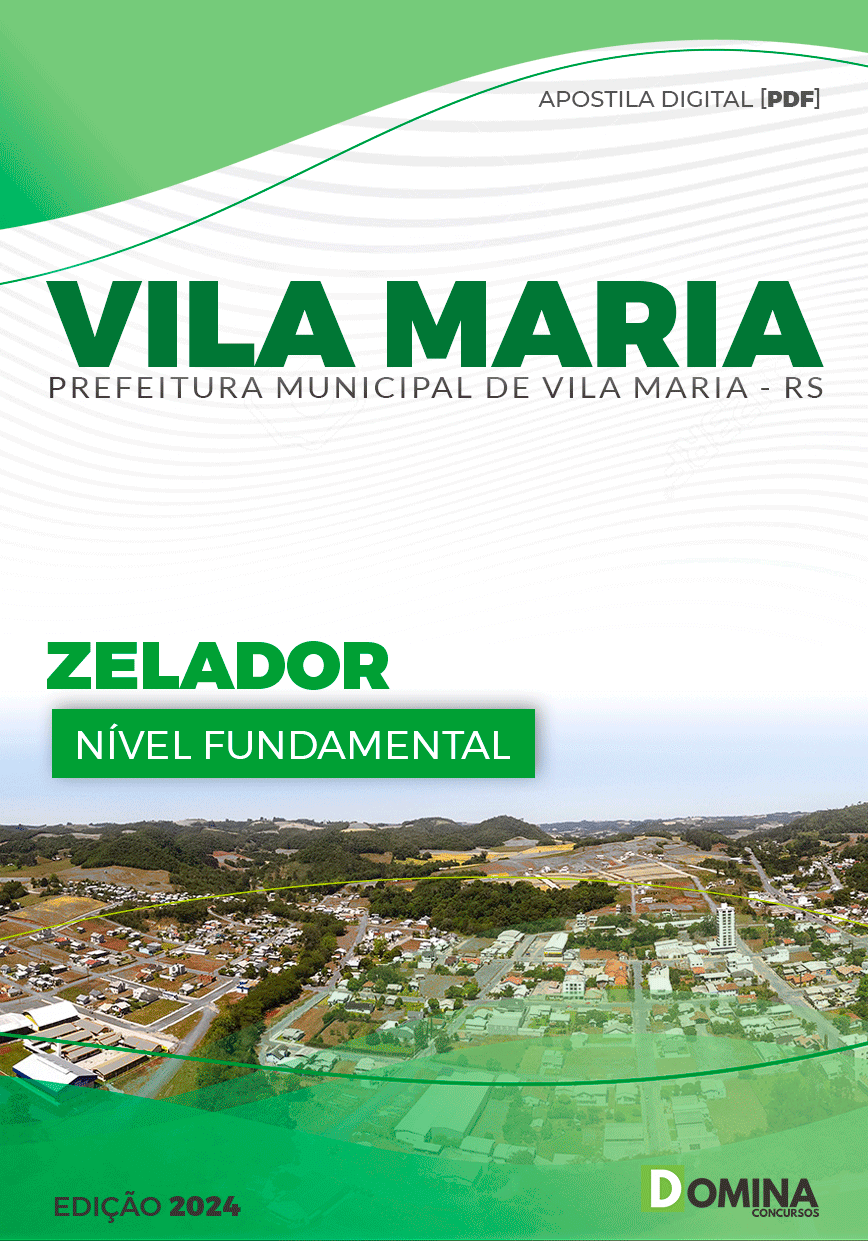 Apostila Pref Vila Maria RS 2024 Zelador