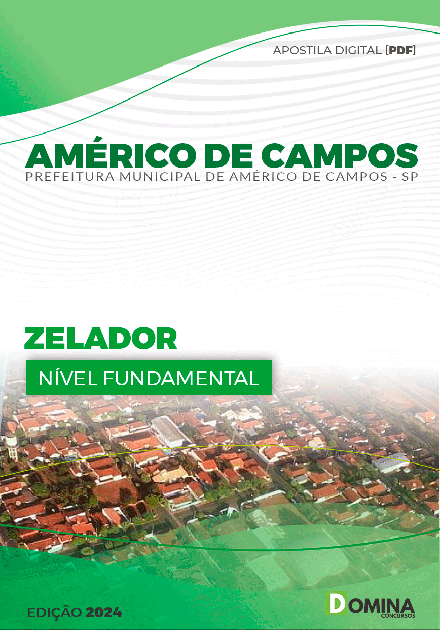 Pref Américo de Campos SP 2024 Zelador