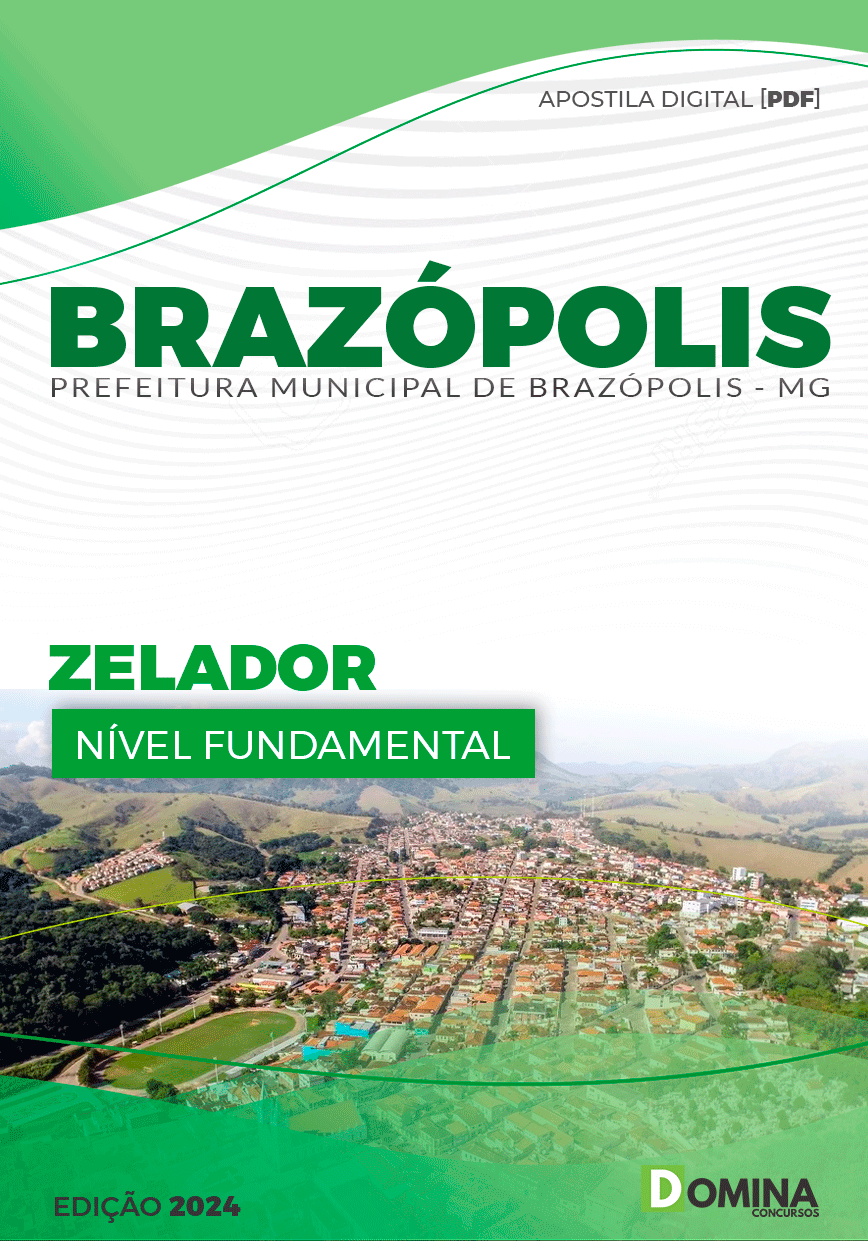 Apostila Pref Brazópolis MG 2024 Zelador