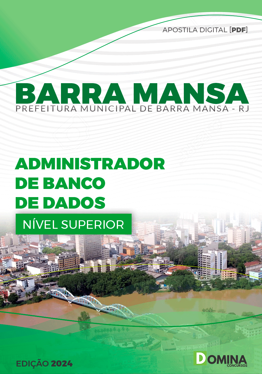 Apostila Pref Barra Mansa RJ 2024 Administrador Bancos Dados