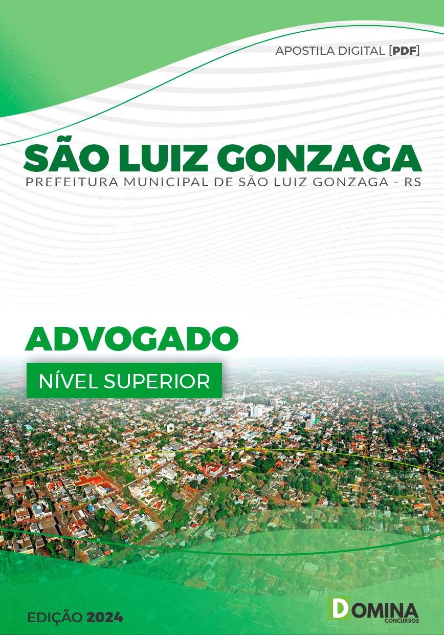 Apostila Pref São Luiz Gonzaga RS 2024 Advogado