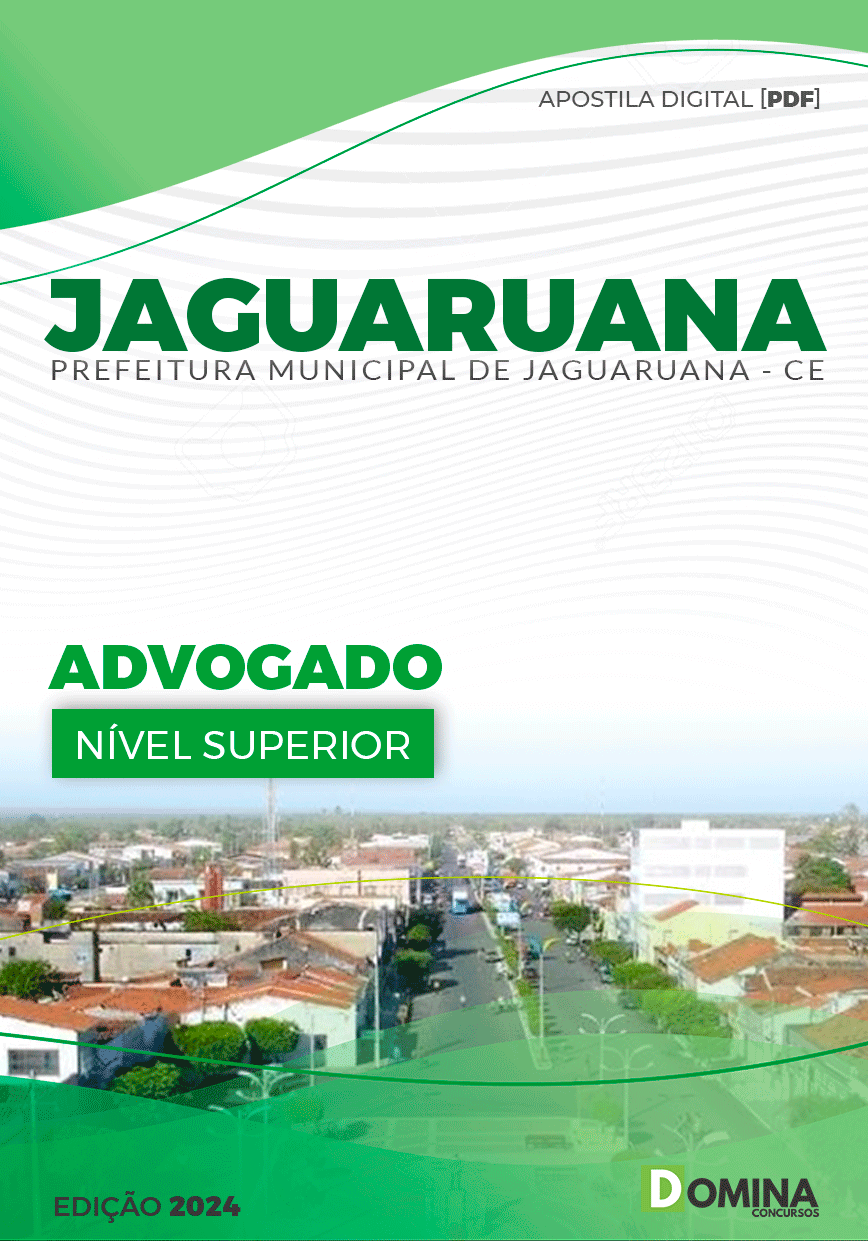 Apostila Pref Jaguaruana CE 2024 Advogado