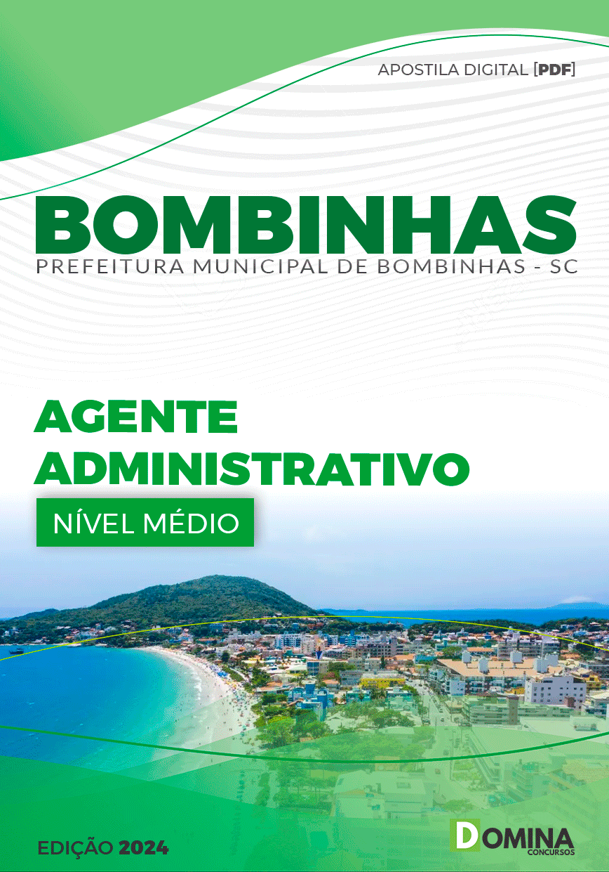 Apostila Pref Bombinhas SC 2024 Agente Administrativo