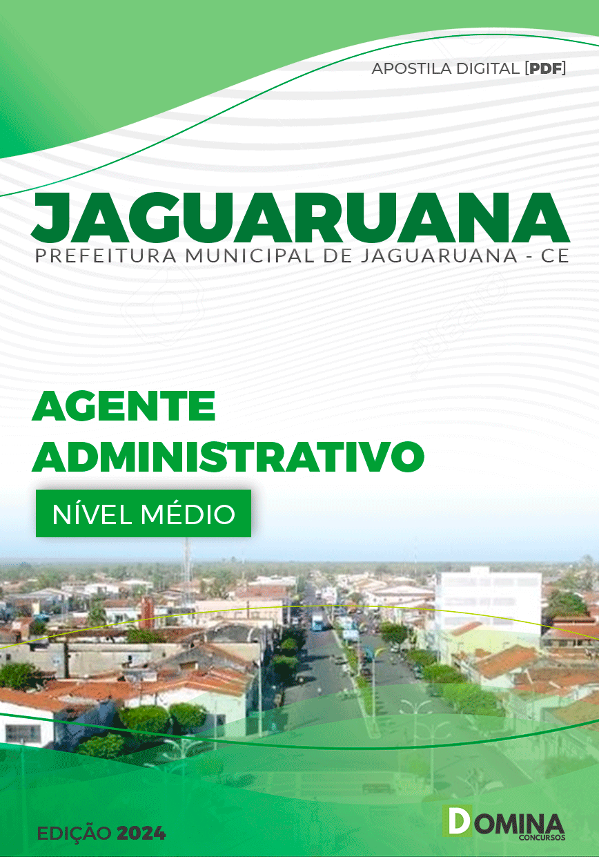 Apostila Pref Jaguaruana CE 2024 Agente Administrativo