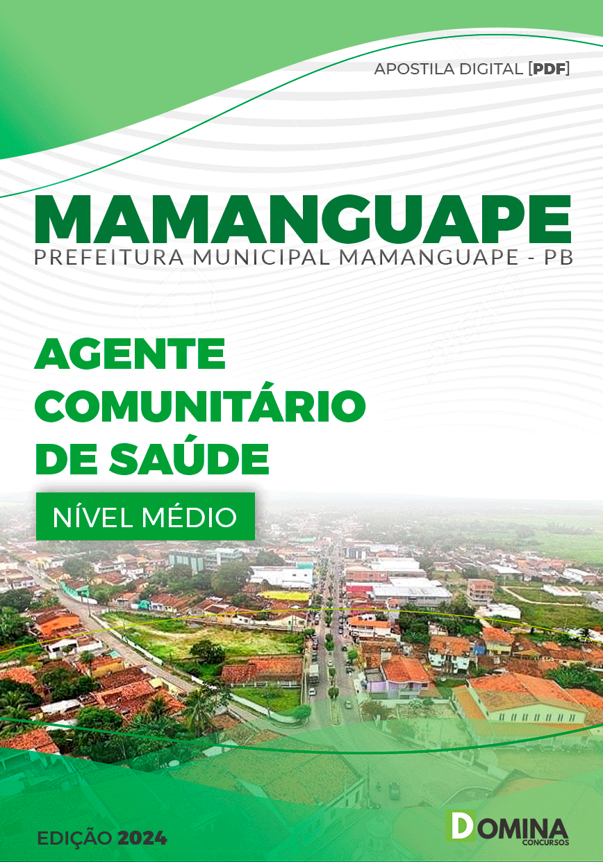 Apostila Pref Mamanguape PB 2024 Agente Comunitário de Saúde