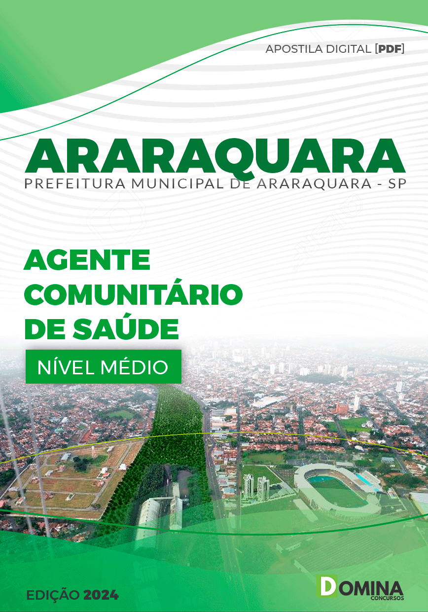 Apostila Pref Araraquara SP 2024 Agente Comunitário de Saúde