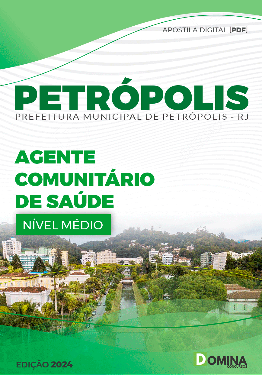 Apostila Pref Petrópolis RJ 2024 Agente Comunitário de Saúde