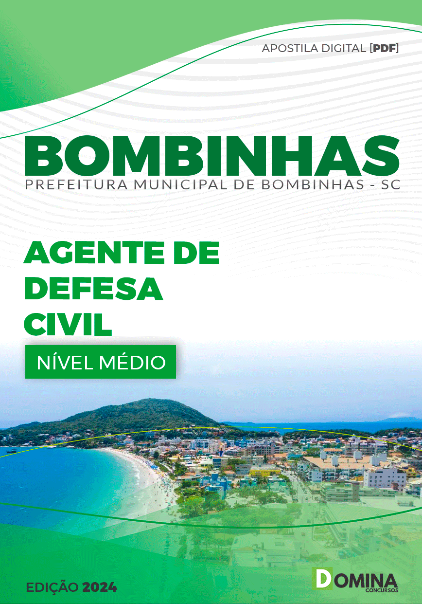 Apostila Pref Bombinhas SC 2024 Agente Defesa Civil