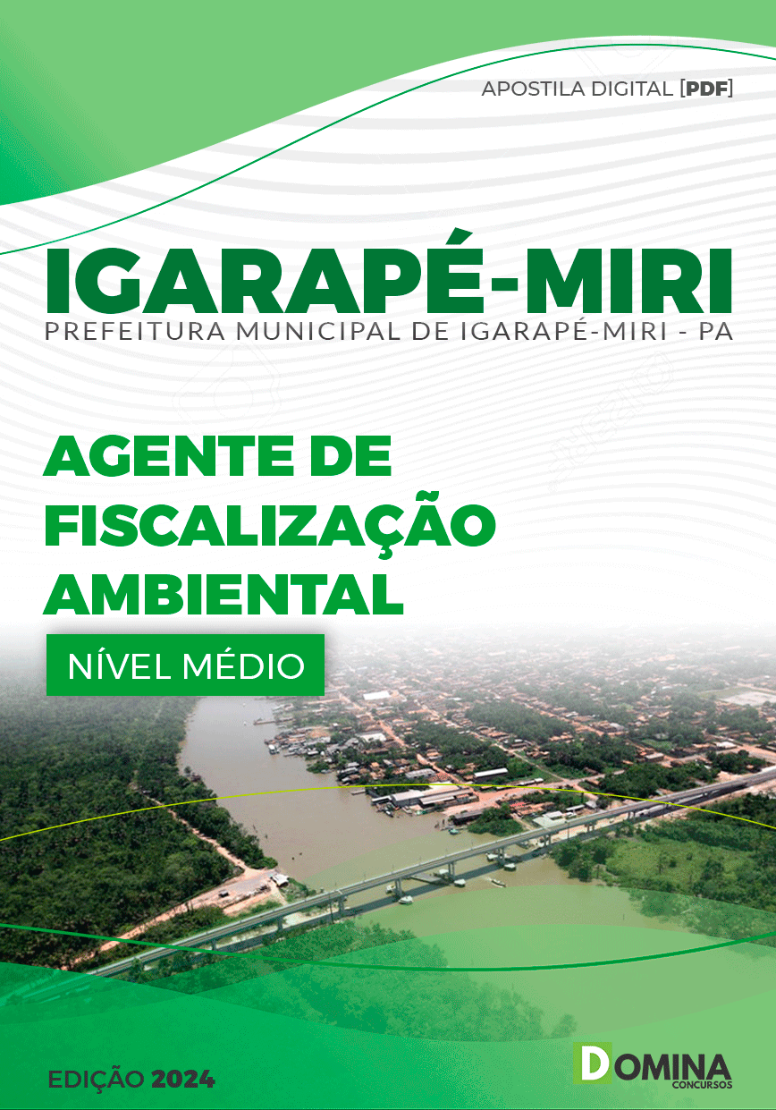 Pref Igarapé-Miri PA 2024 Agente de Fiscalização Ambiental