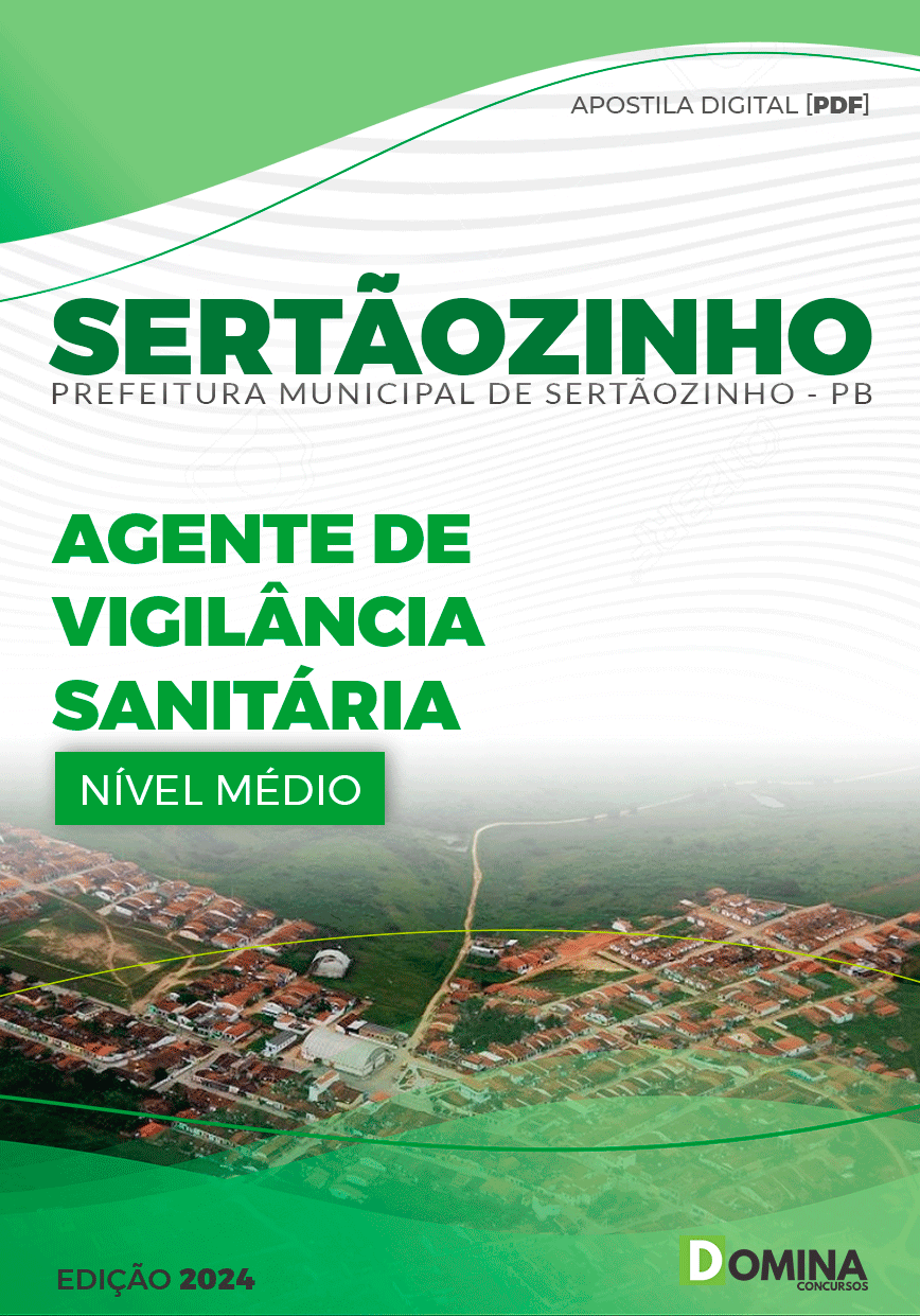 Apostila Pref Sertãozinho PB 2024 Agente Vigilância Sanitária