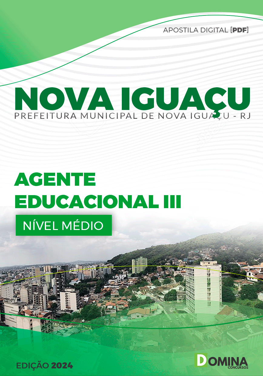 Apostila Pref Nova Iguaçu RJ 2024 Agente Educacional