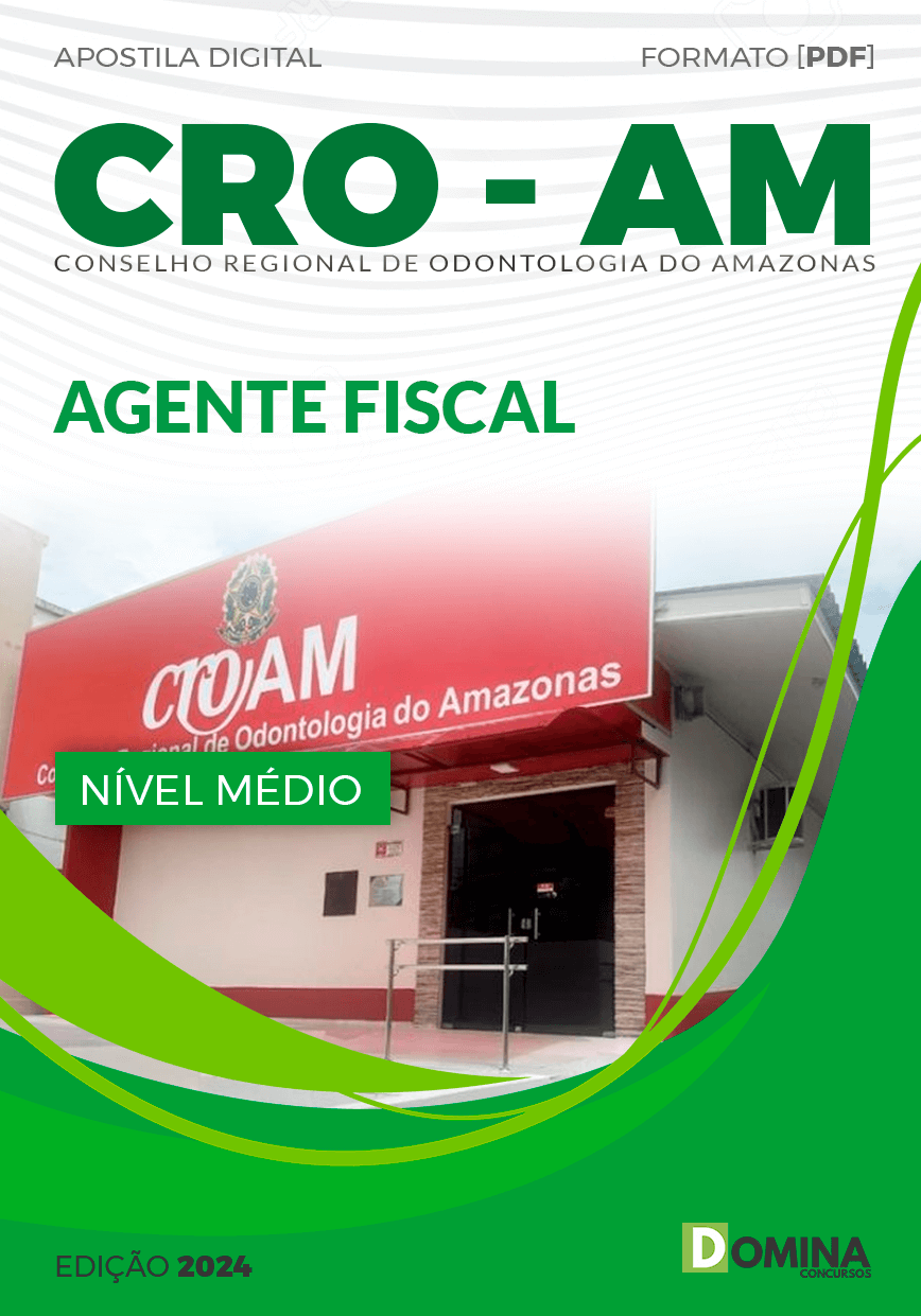 Apostila Concurso CRO AM 2024 Agente Fiscal