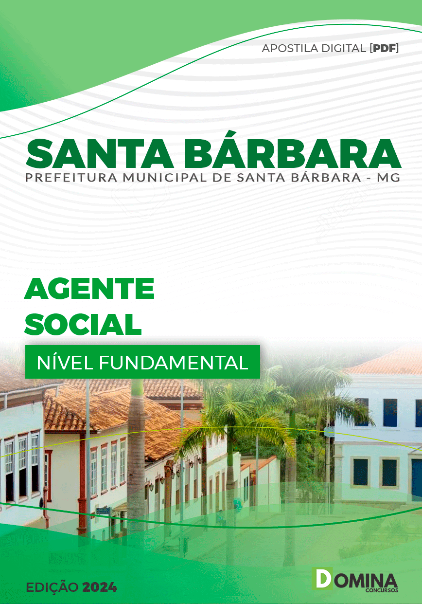 Apostila Pref Santa Bárbara MG 2024 Agente Social