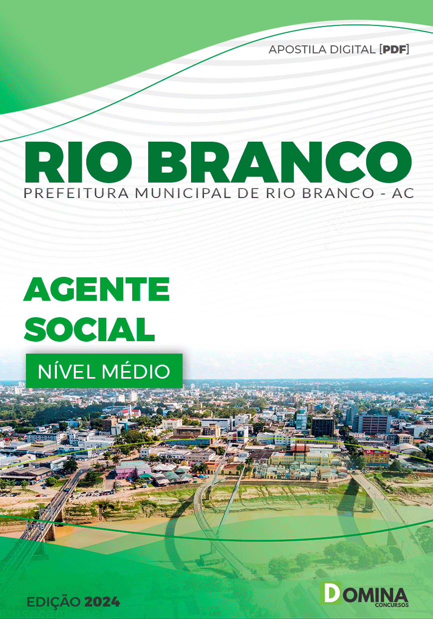 Apostila Pref Rio Branco AC 2024 Agente Social