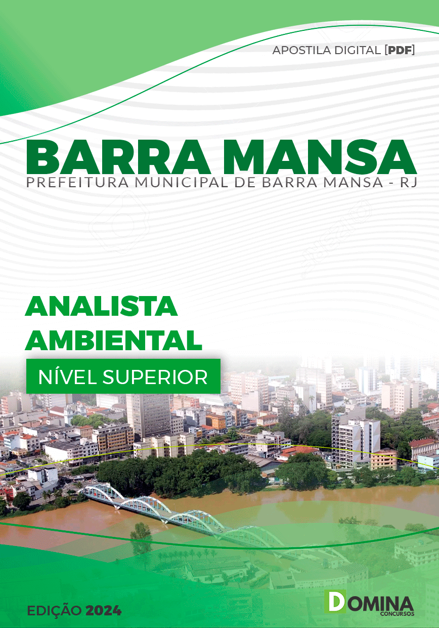 Apostila Pref Barra Mansa RJ 2024 Analista Ambiental