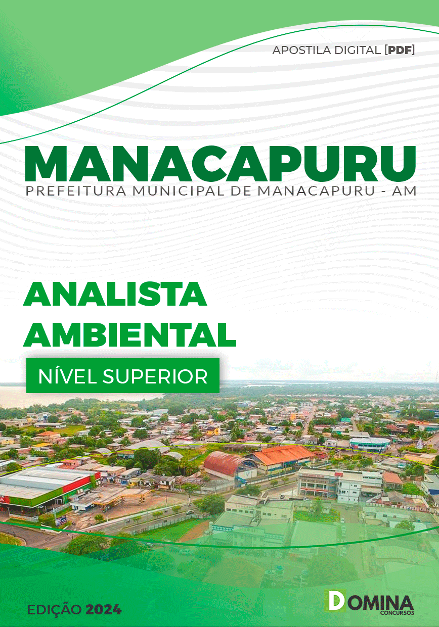 Apostila Pref Manacapuru AM 2024 Analista Ambiental
