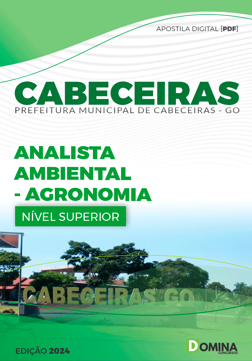 Apostila Pref Cabeceiras GO 2024 Analista Ambiental