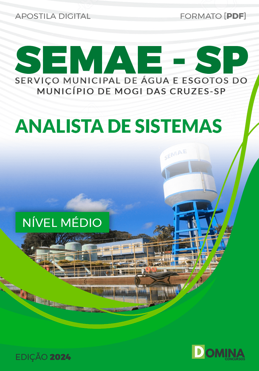 Apostila Concurso SEMAE SP 2024 Analista Sistema
