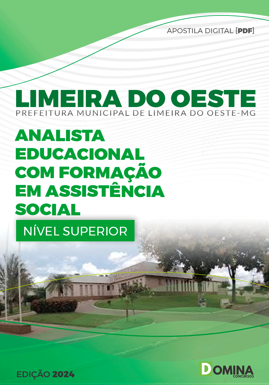 Apostila Pref Limeira do Oeste MG 2024 Assistência Social