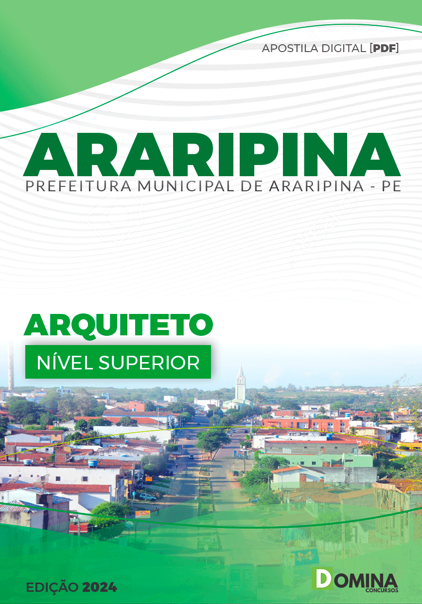 Apostila Pref Araripina PE 2024 Arquiteto