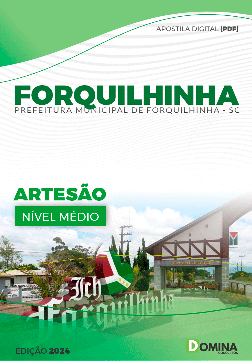 Apostila Pref Forquilhinha SC 2024 Artesão