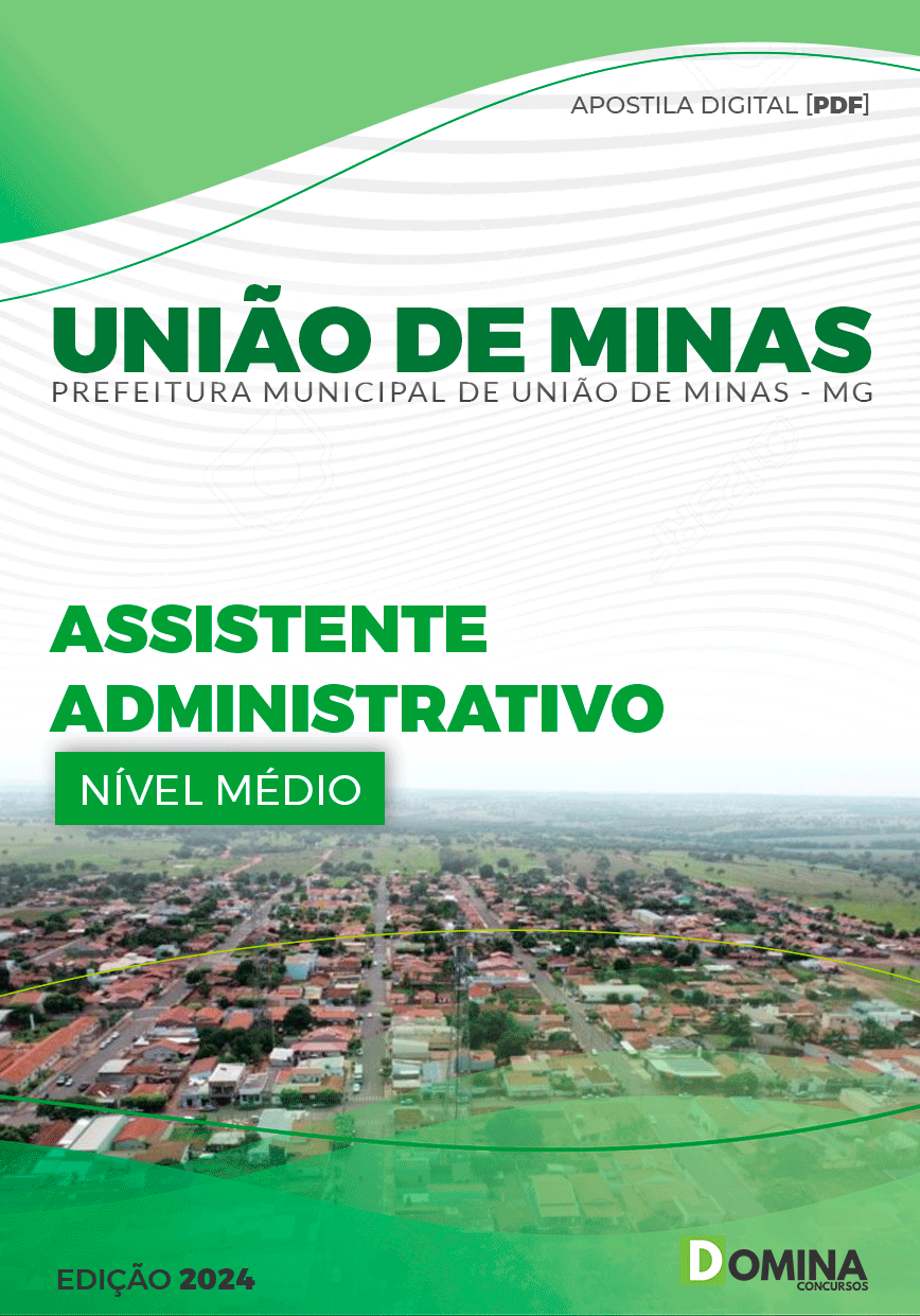 Apostila Perf União de Minas MG 2024 Assistente Administrativo