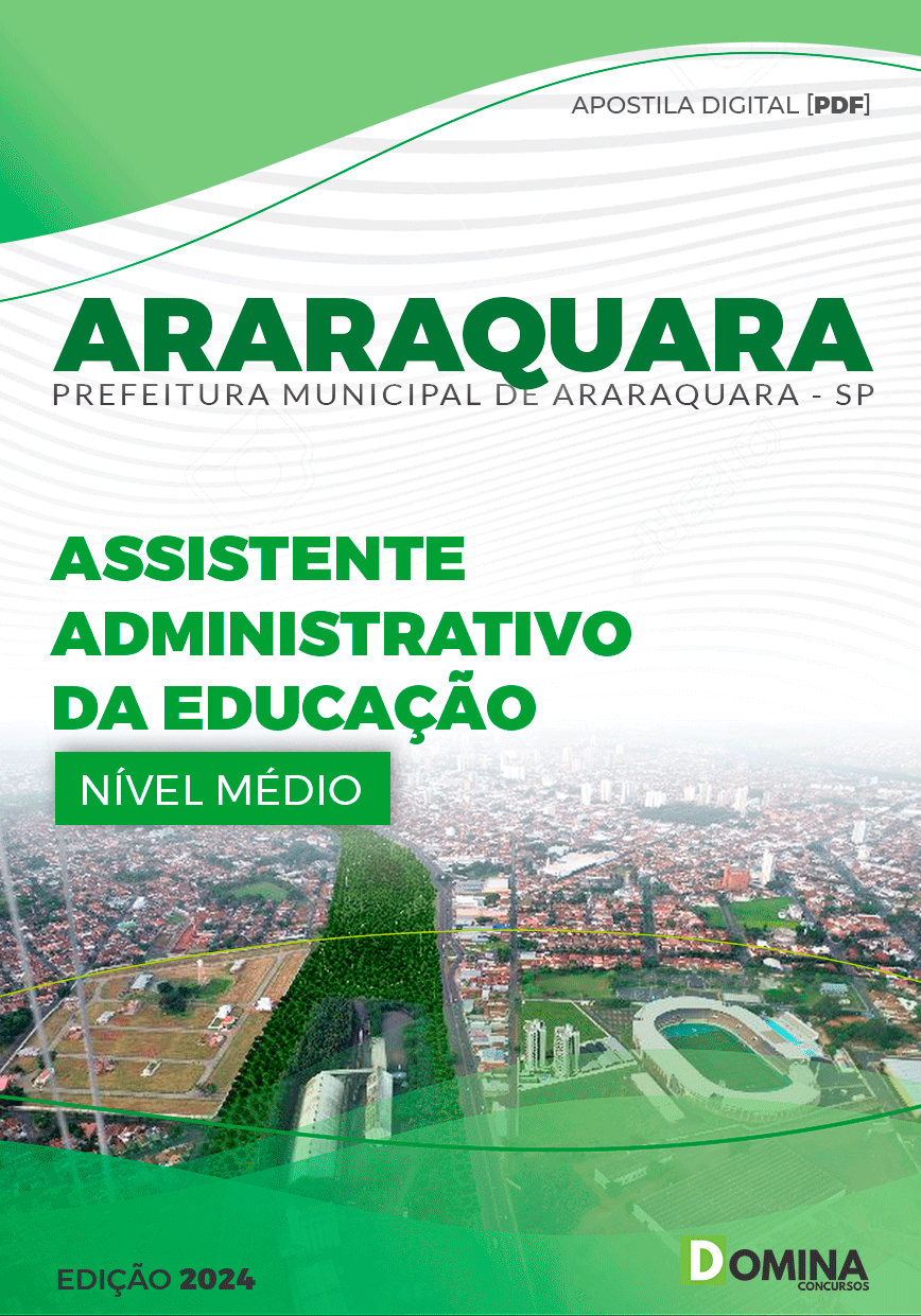 Pref Araraquara SP 2024 Assistente Administrativo da Educação