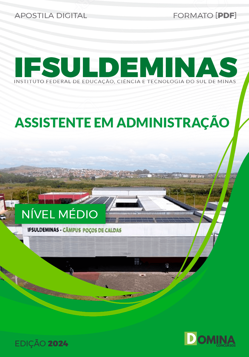 Apostila IFSULDEMINAS MG 2024 Assistente em Administração