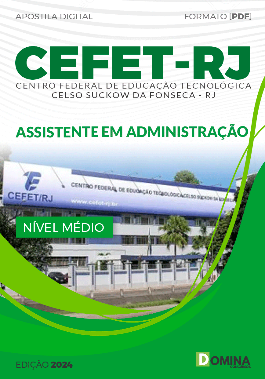 Apostila Concurso CEFET RJ 2024 Assistente Administrativo