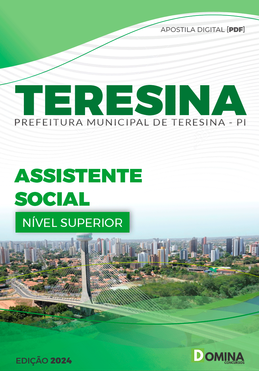 Apostila Pref Teresina PI 2024 Assistente Social