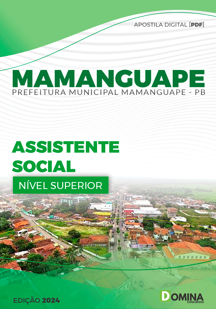 Apostila Pref Mamanguape PB 2024 Assistente Social