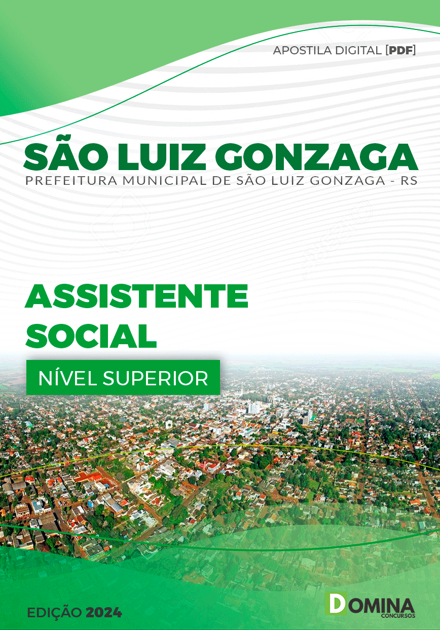 Apostila Pref São Luiz Gonzaga RS 2024 Assistente Social