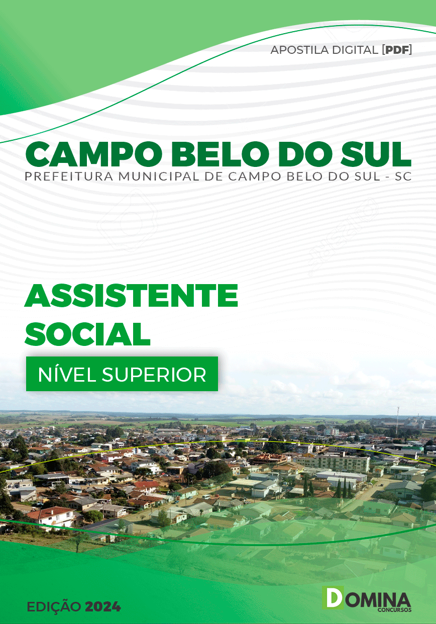 Pref Campo Belo do Sul SC 2024 Assistente Social