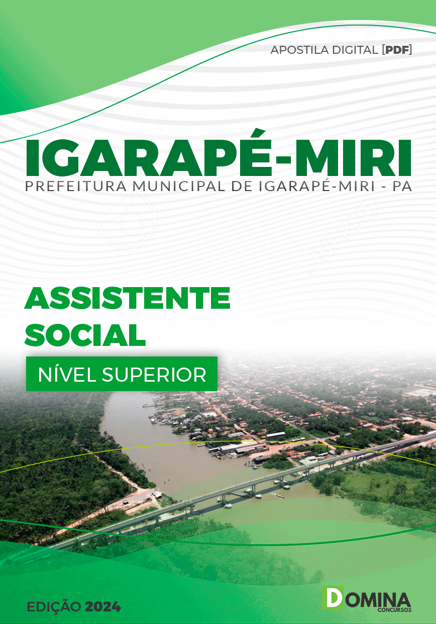 Apostila Pref Igarapé-Miri PA 2024 Assistente Social