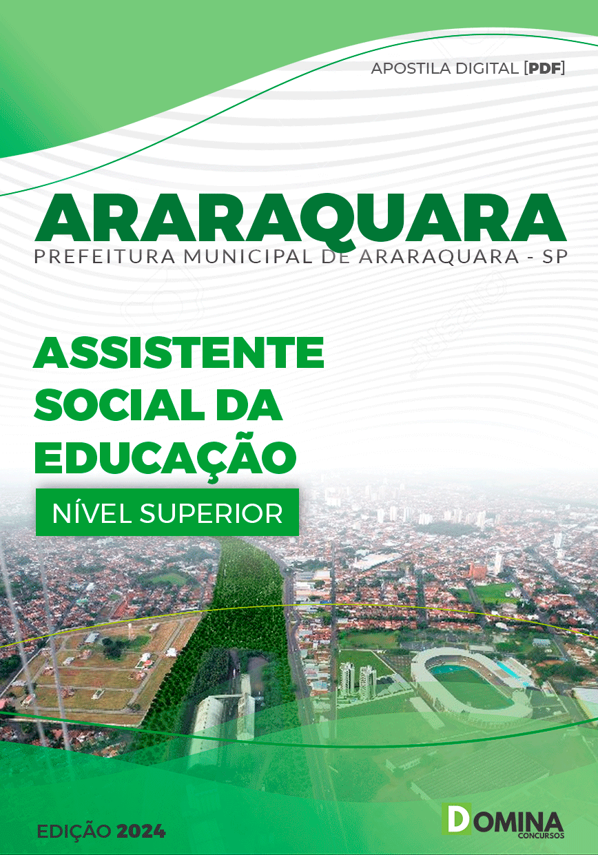 Apostila Pref Araraquara SP 2024 Assistente Social da Educação