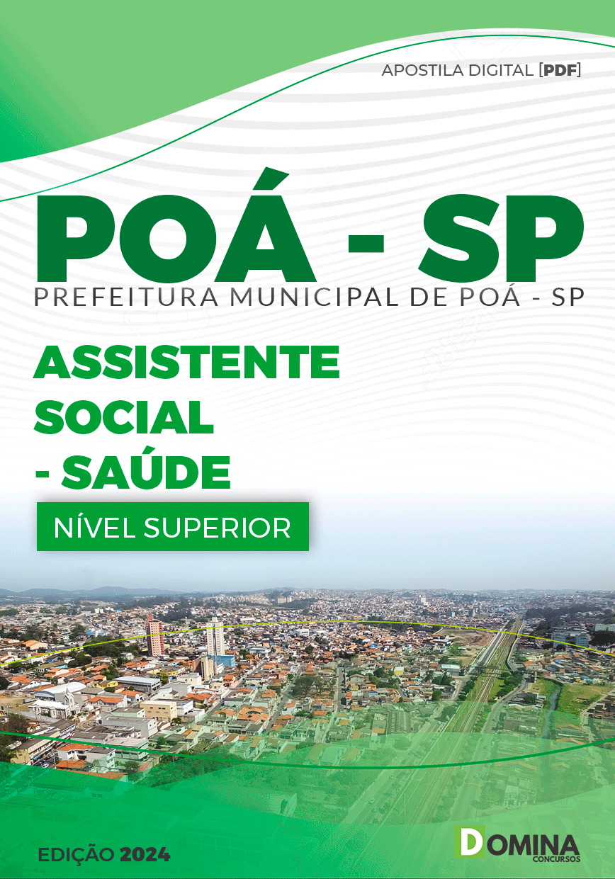 Apostila Pref Poá SP 2024 Assistente Social Saúde