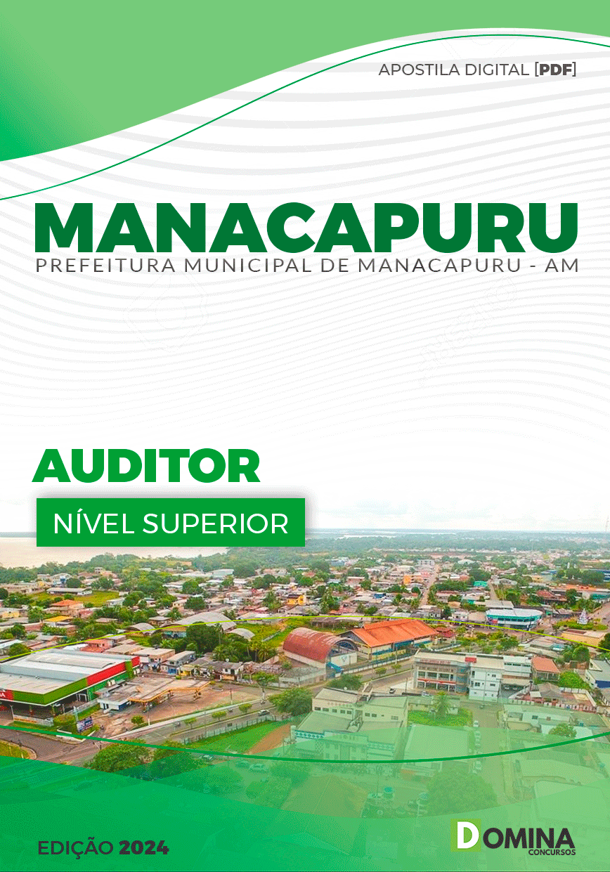 Apostila Pref Manacapuru AM 2024 Auditor