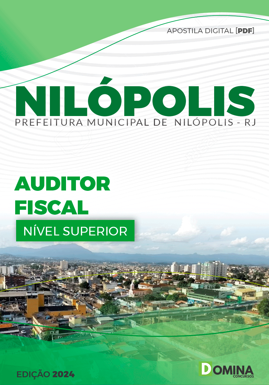 Apostila Pref Nilópolis RJ 2024 Auditor Fiscal