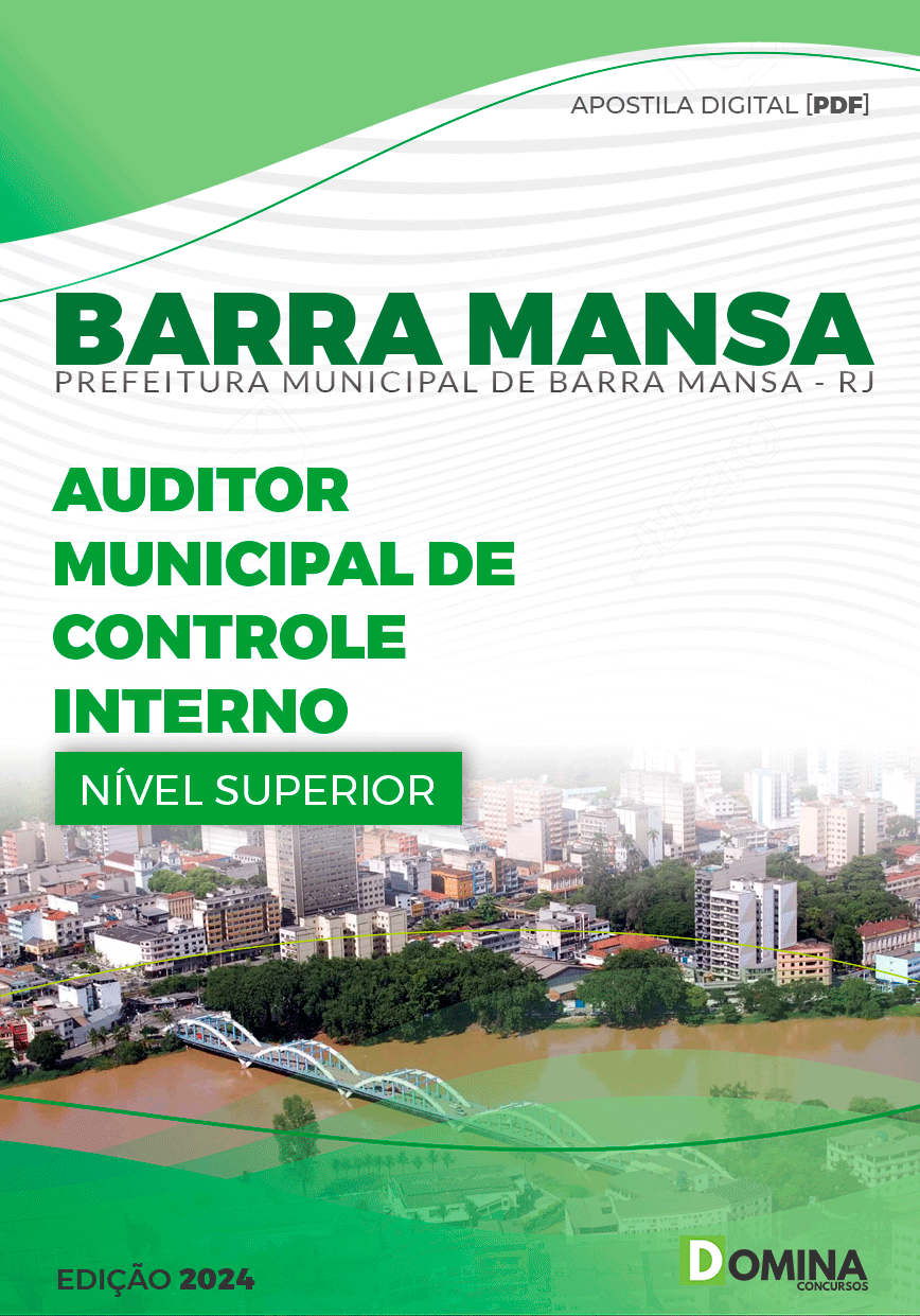 Apostila Pref Barra Mansa RJ 2024 Auditor Municipal Controle Interno
