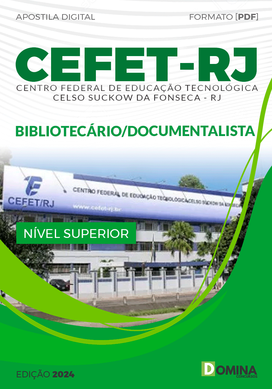 Apostila Concurso CEFET RJ 2024 Bibliotecário Documentarista