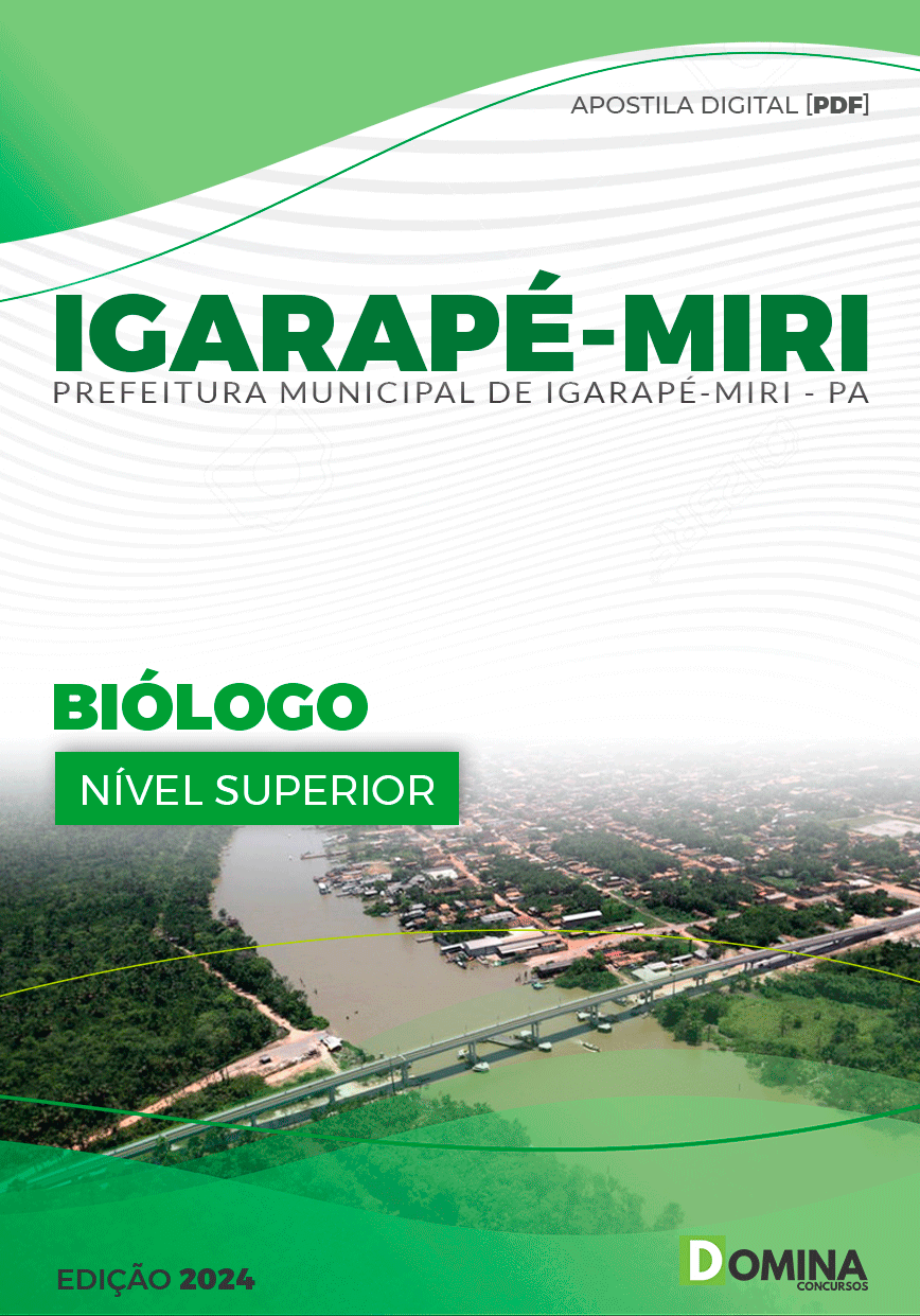 Apostila Pref Igarapé-Miri PA 2024 Biólogo