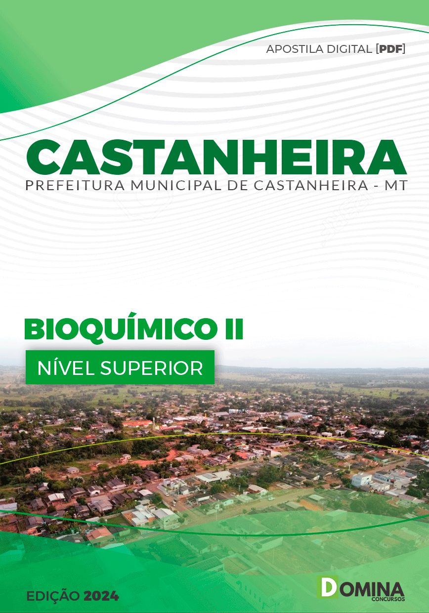 Apostila Pref Castanheira MT 2024 Bioquímico II