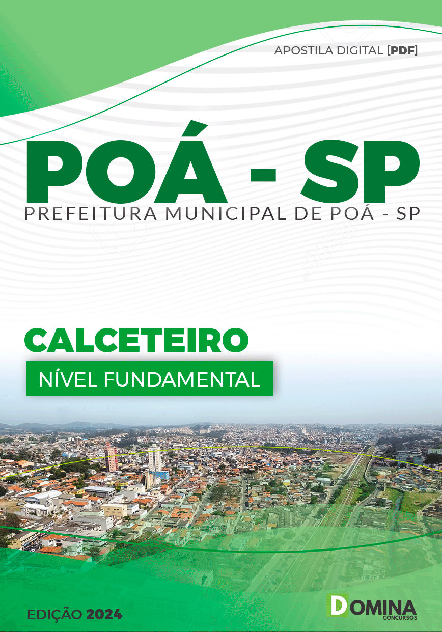 Apostila Pref Poá SP 2024 Calceteiro