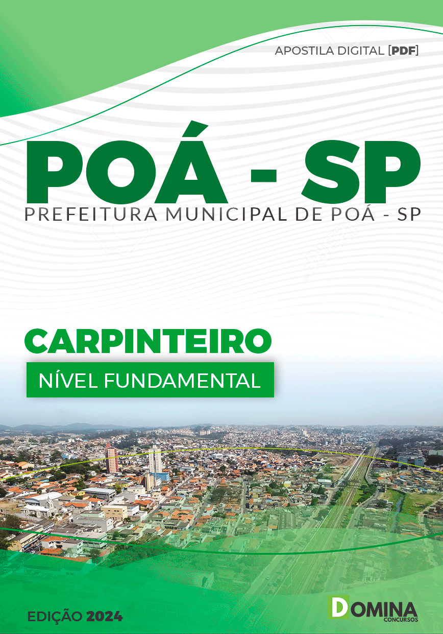 Apostila Pref Poá SP 2024 Carpinteiro